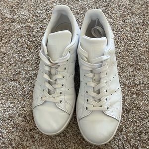 All white Stan Smith Adidas